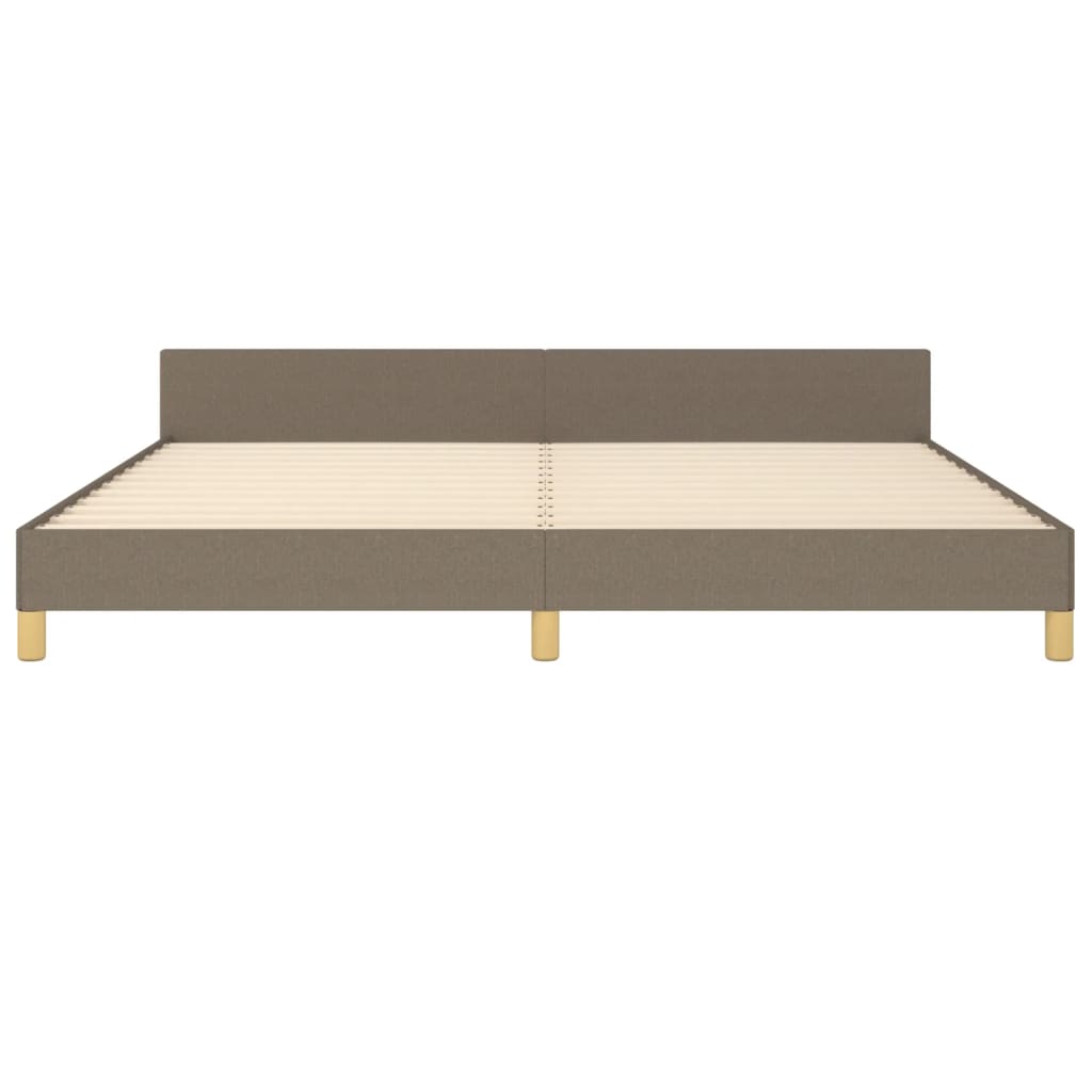 Giroletto senza Materasso Tortora 200x200 cm in Tessuto | homemem39