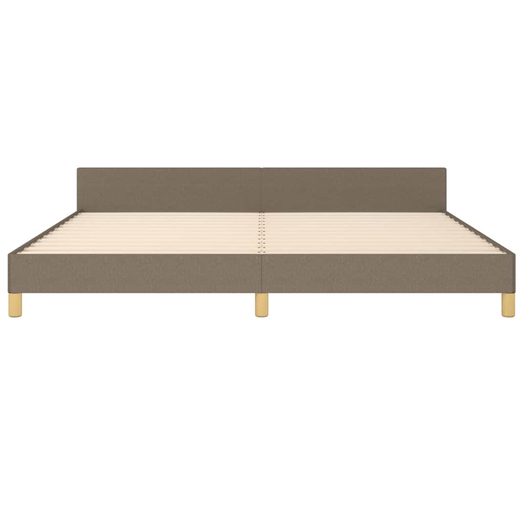 Giroletto senza Materasso Tortora 200x200 cm in Tessuto