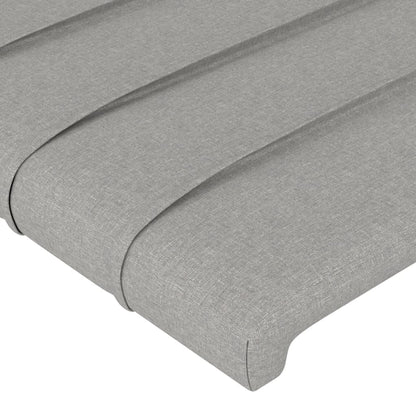 Giroletto senza Materasso Grigio Chiaro 90x190 cm Tessuto | homemem39
