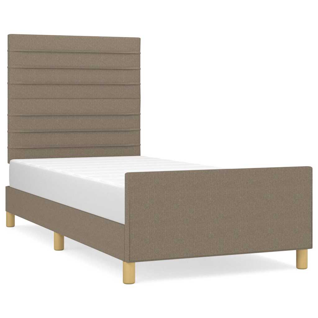 Giroletto senza Materasso Tortora 90x190 cm Tessuto