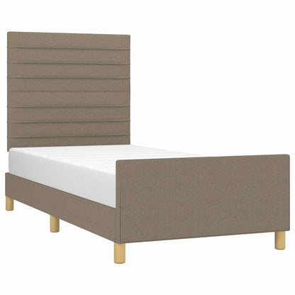 Giroletto senza Materasso Tortora 90x200 cm Tessuto
