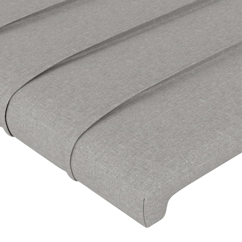 Giroletto senza Materasso Grigio Chiaro 100x200 cm Tessuto - homemem39