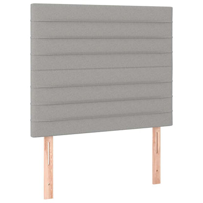 Giroletto senza Materasso Grigio Chiaro 120x200 cm Tessuto
