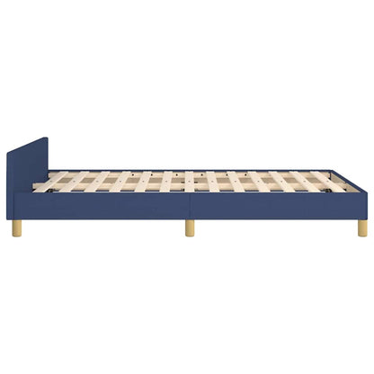 Giroletto senza Materasso Blu 120x200 cm in Tessuto