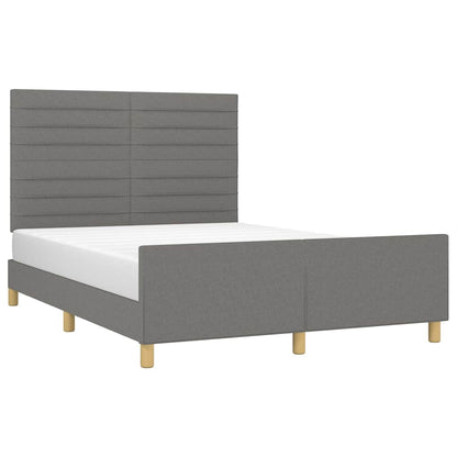 Giroletto senza Materasso Grigio Scuro 140x190 cm Tessuto