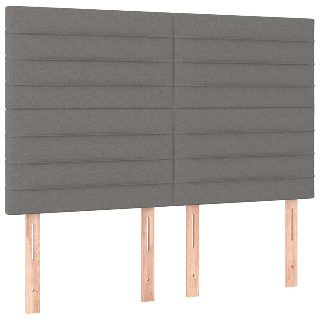 Giroletto senza Materasso Grigio Scuro 140x190 cm Tessuto