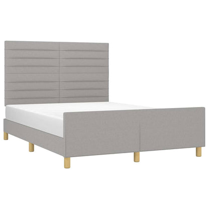 Giroletto senza Materasso Grigio Chiaro 140x200 cm Tessuto