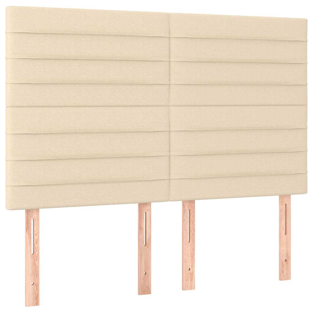 Giroletto senza Materasso Crema 140x200 cm in Tessuto
