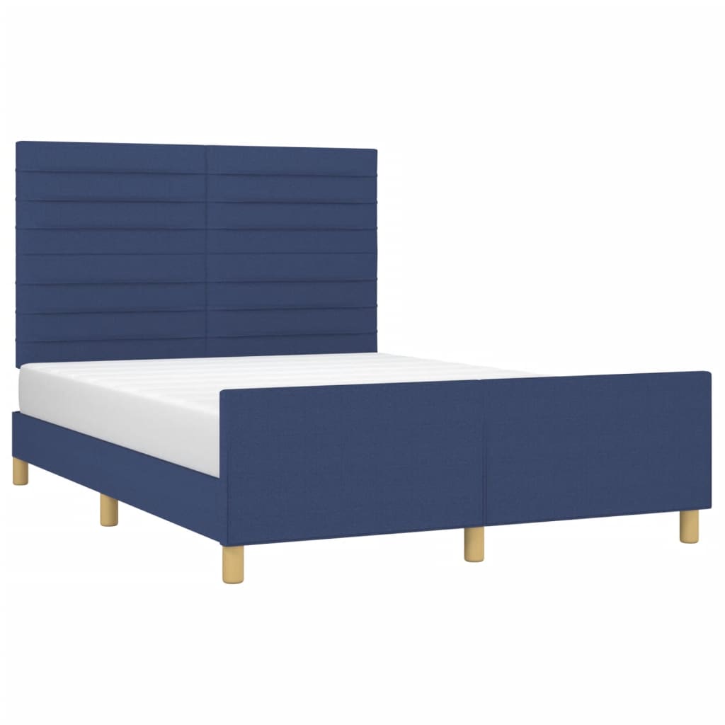 Giroletto senza Materasso Blu 140x200 cm in Tessuto | homemem39
