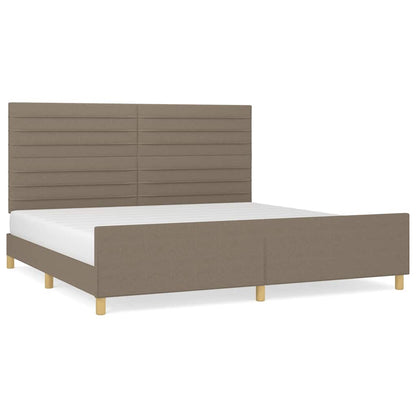 Giroletto senza Materasso Tortora 200x200 cm in Tessuto
