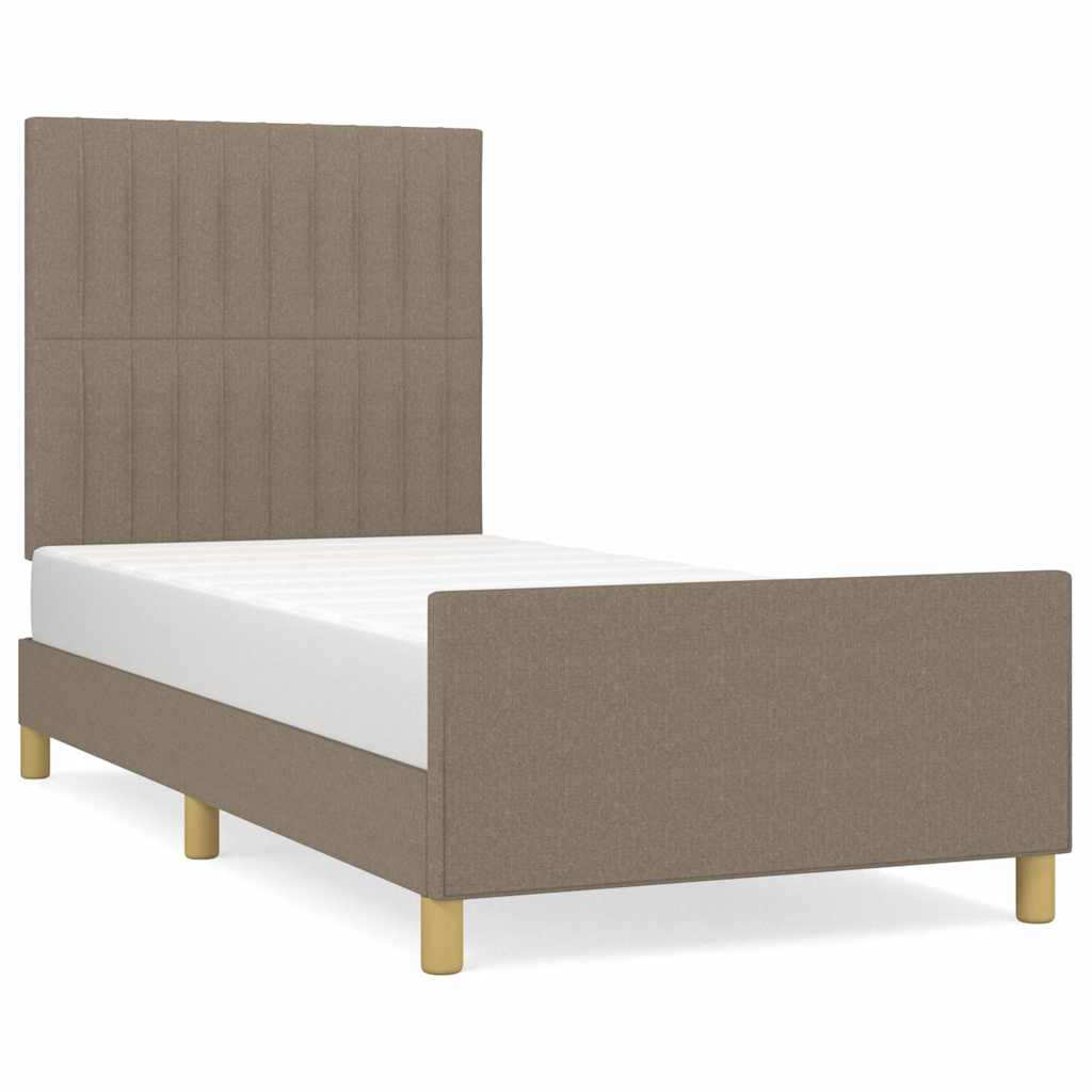 Giroletto senza Materasso Tortora 80x200 cm Tessuto