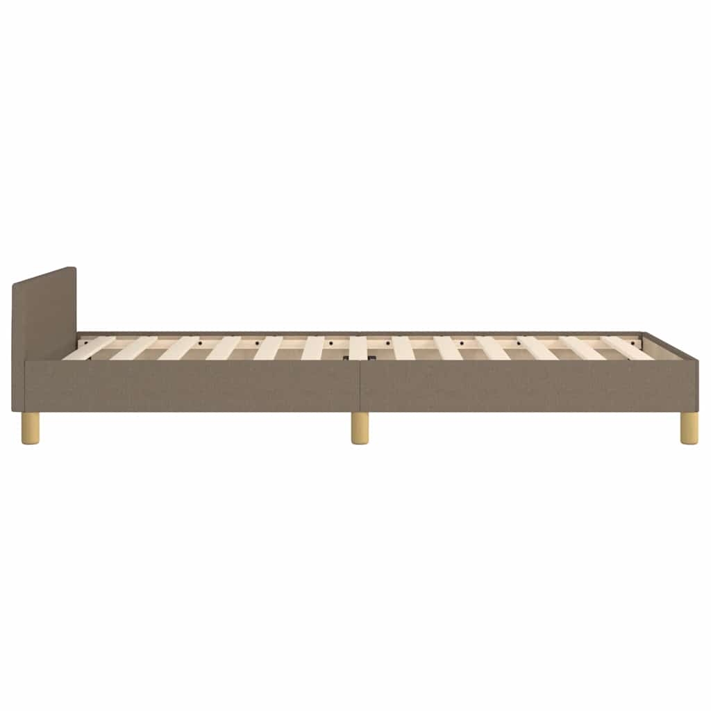 Giroletto senza Materasso Tortora 80x200 cm Tessuto
