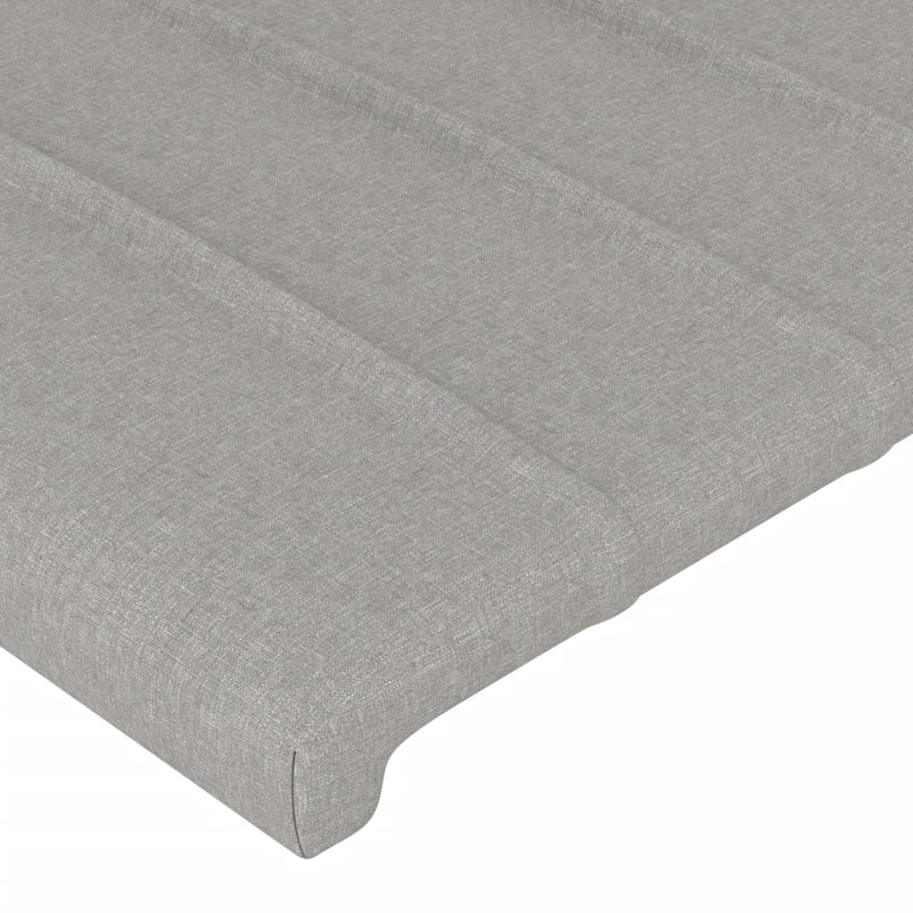 Giroletto senza Materasso Grigio Chiaro 100x200 cm Tessuto - homemem39