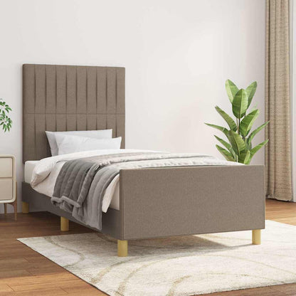 Giroletto senza Materasso Tortora 100x200 cm in Tessuto