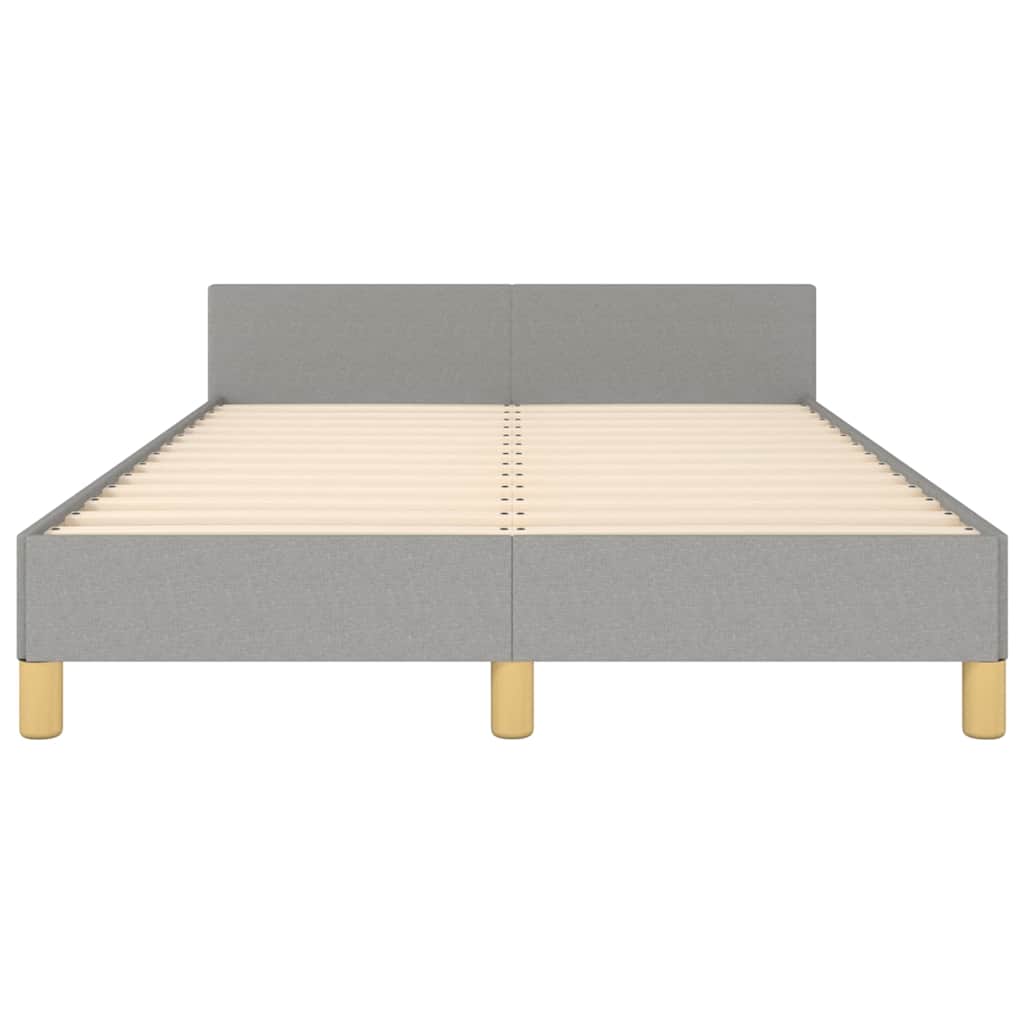 Giroletto senza Materasso Grigio Chiaro 120x200 cm Tessuto