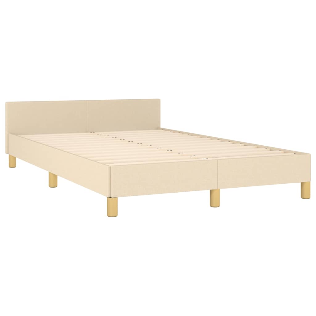 Giroletto senza Materasso Crema 120x200 cm Tessuto