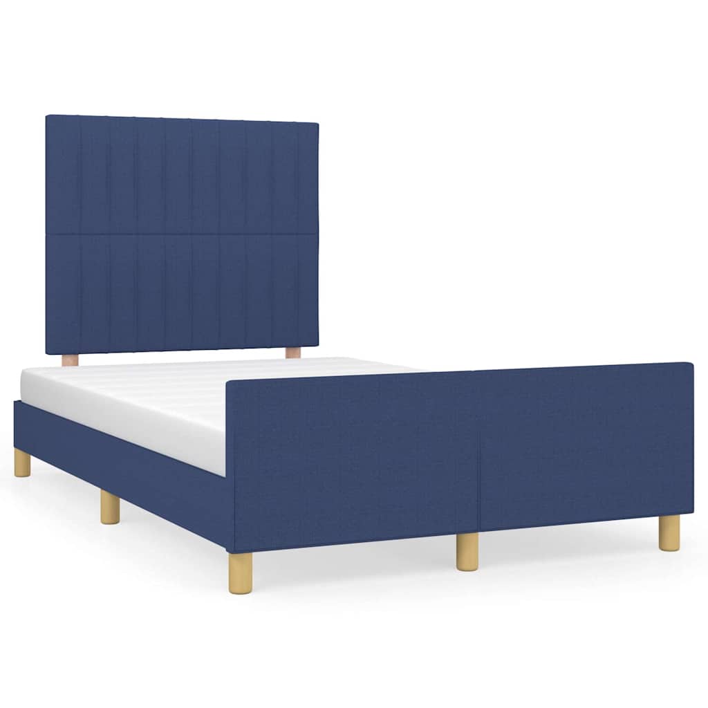 Giroletto senza Materasso Blu 120x200 cm in Tessuto