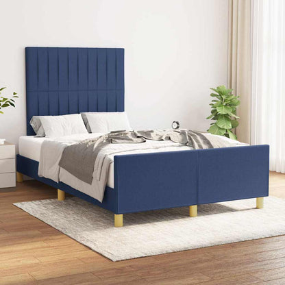 Giroletto senza Materasso Blu 120x200 cm in Tessuto