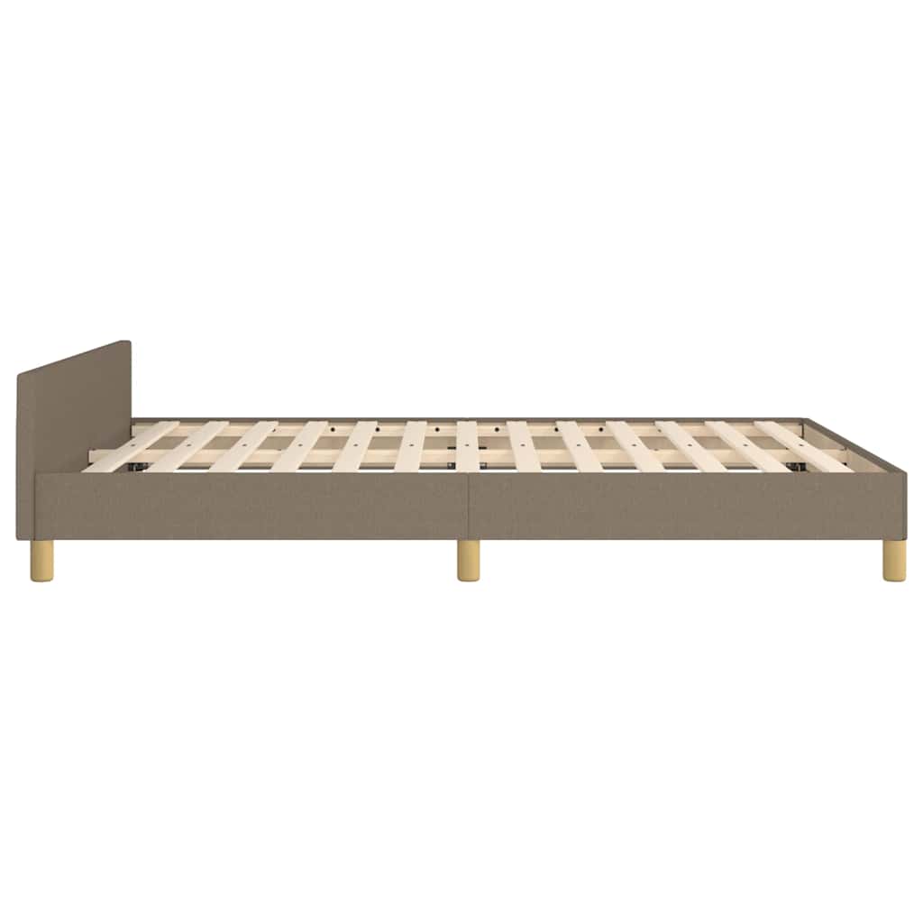 Giroletto senza Materasso Tortora 140x190 cm in Tessuto