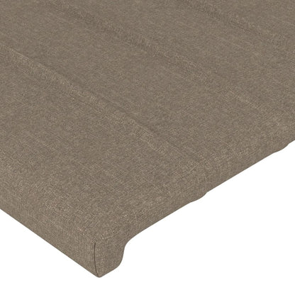 Dove Gray Bed Frame 140x200 cm in Fabric