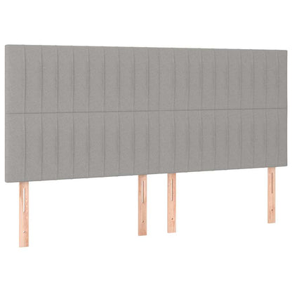 Giroletto senza Materasso Grigio Chiaro 160x200 cm Tessuto