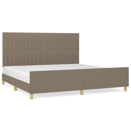 Giroletto senza Materasso Tortora 200x200 cm in Tessuto | homemem39