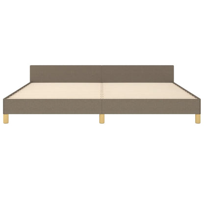 Giroletto senza Materasso Tortora 200x200 cm in Tessuto | homemem39