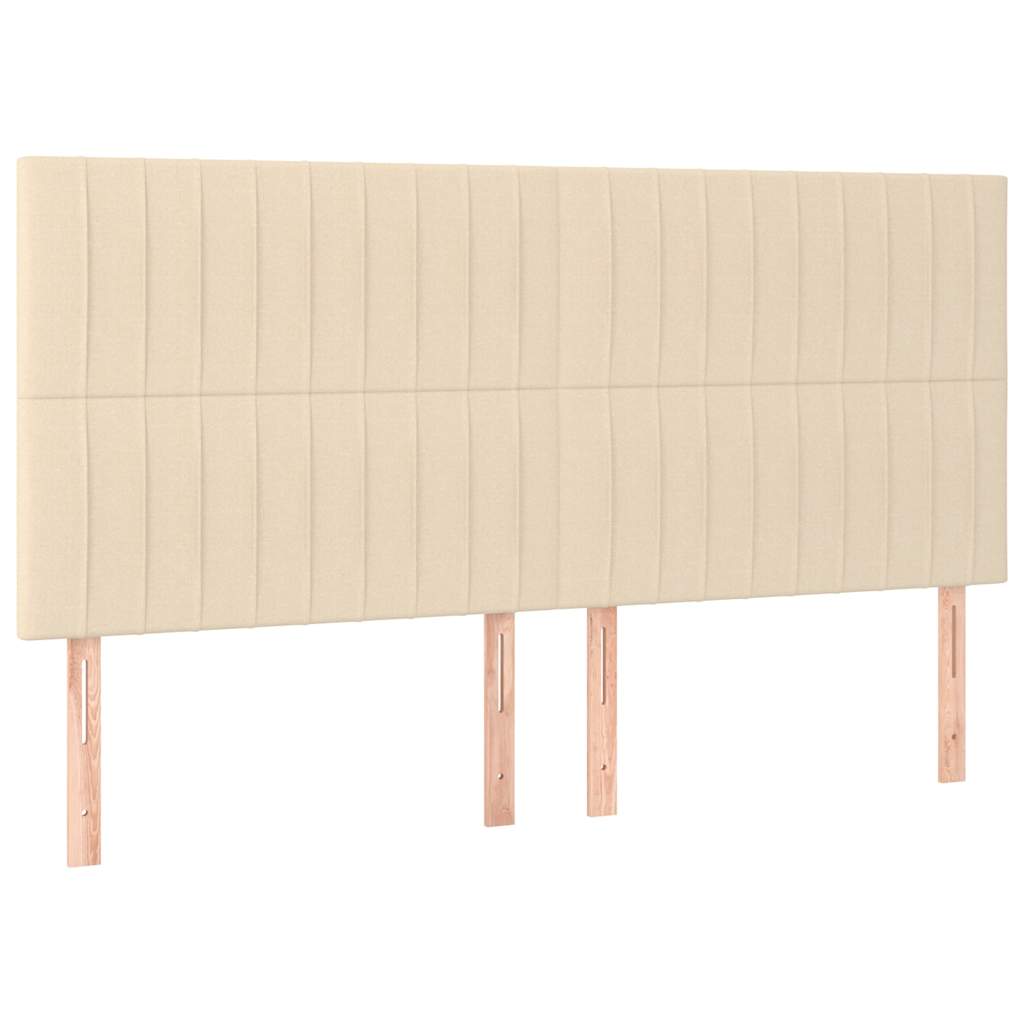 Giroletto senza Materasso Crema 200x200 cm in Tessuto