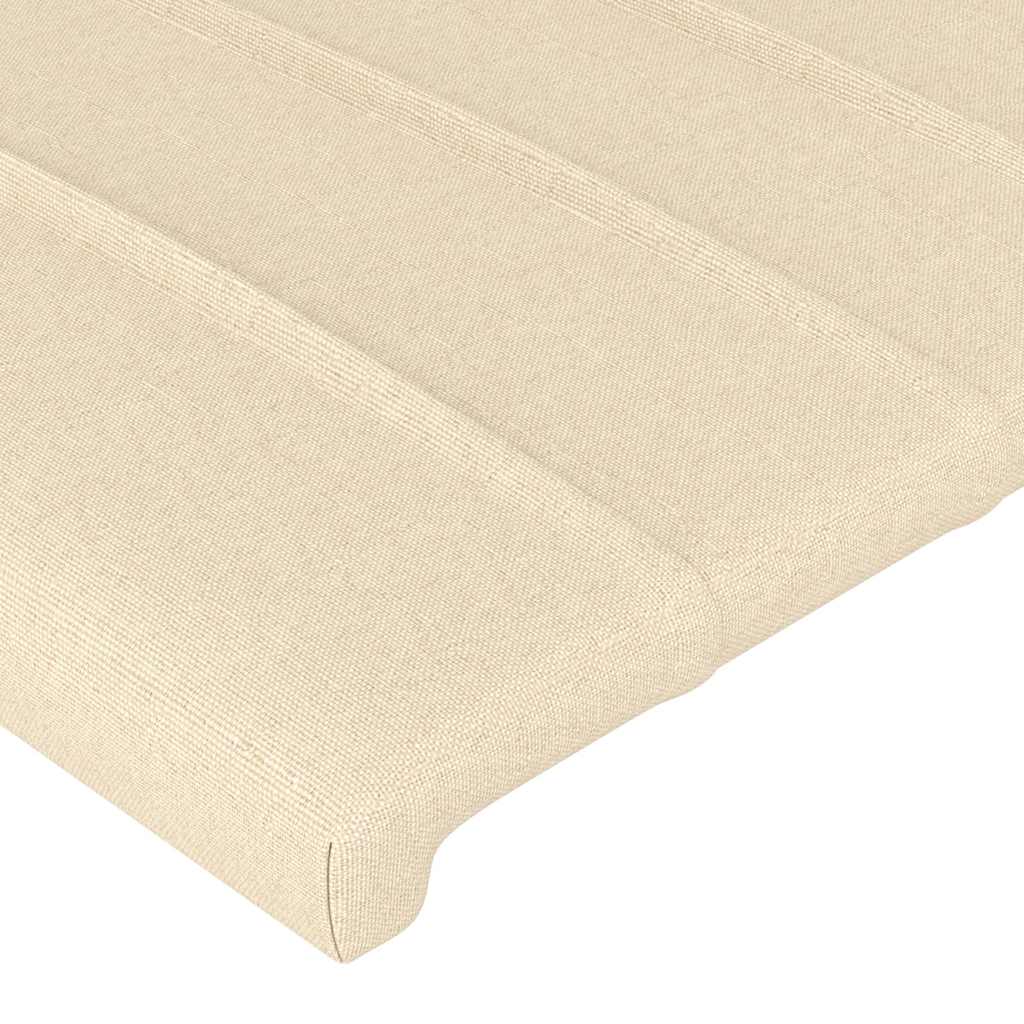 Giroletto senza Materasso Crema 200x200 cm in Tessuto