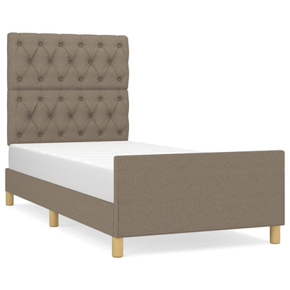 Giroletto senza Materasso Tortora 80x200 cm Tessuto | homemem39