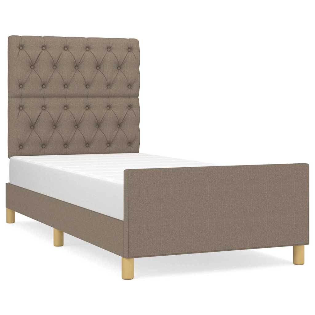 Giroletto senza Materasso Tortora 80x200 cm Tessuto