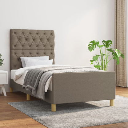 Giroletto senza Materasso Tortora 80x200 cm Tessuto | homemem39