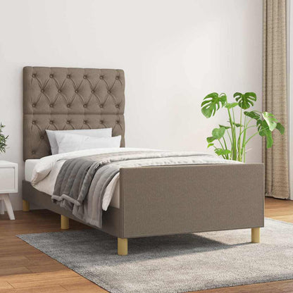 Giroletto senza Materasso Tortora 80x200 cm Tessuto
