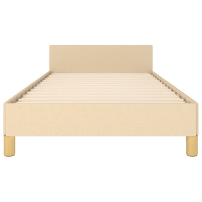 Giroletto senza Materasso Crema 80x200 cm in Tessuto | homemem39