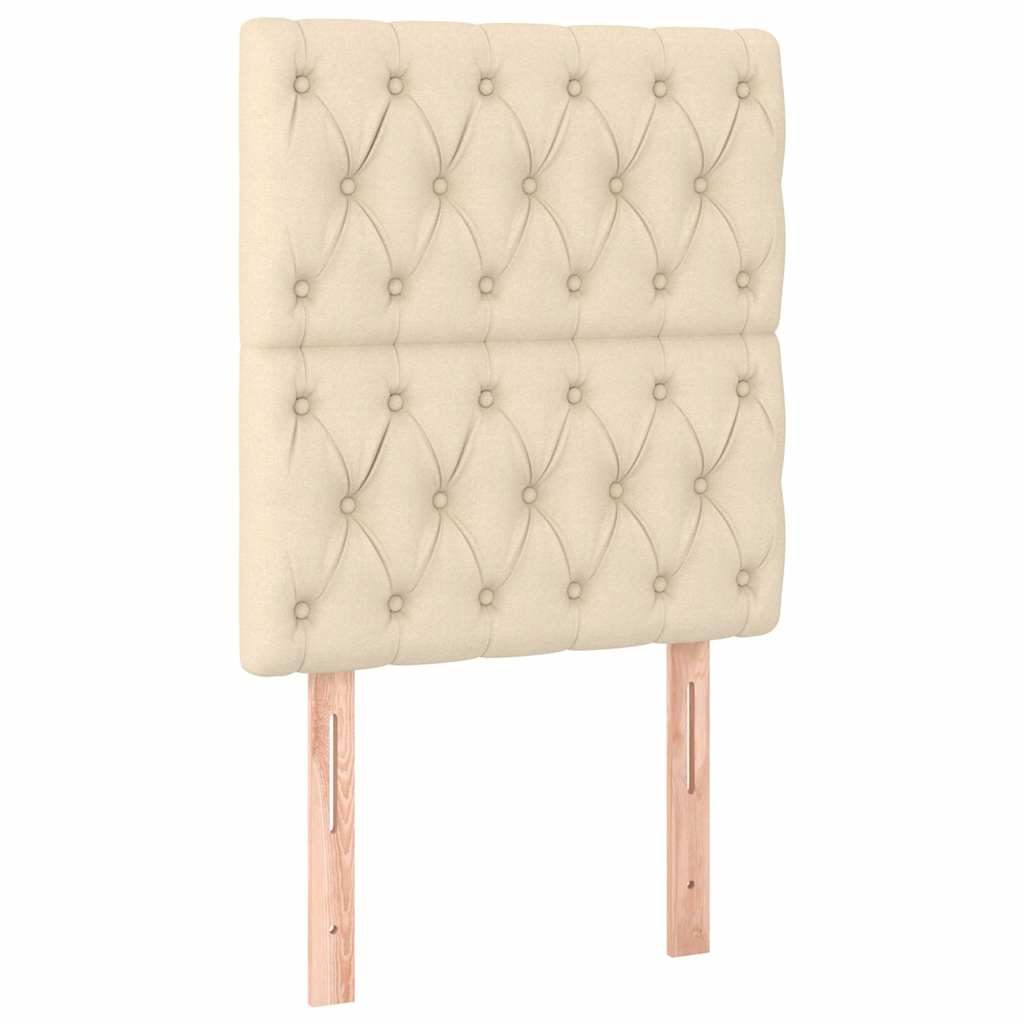 Giroletto senza Materasso Crema 80x200 cm in Tessuto