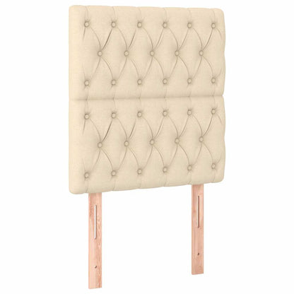 Giroletto senza Materasso Crema 80x200 cm in Tessuto