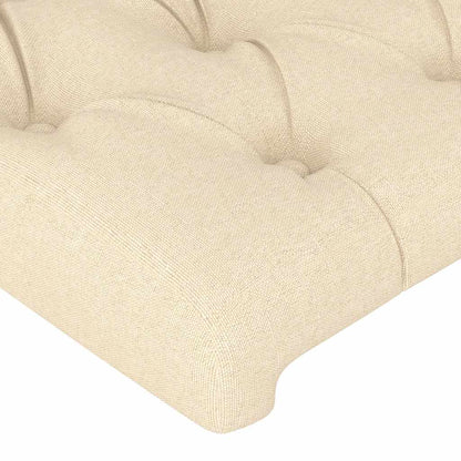 Giroletto senza Materasso Crema 80x200 cm in Tessuto
