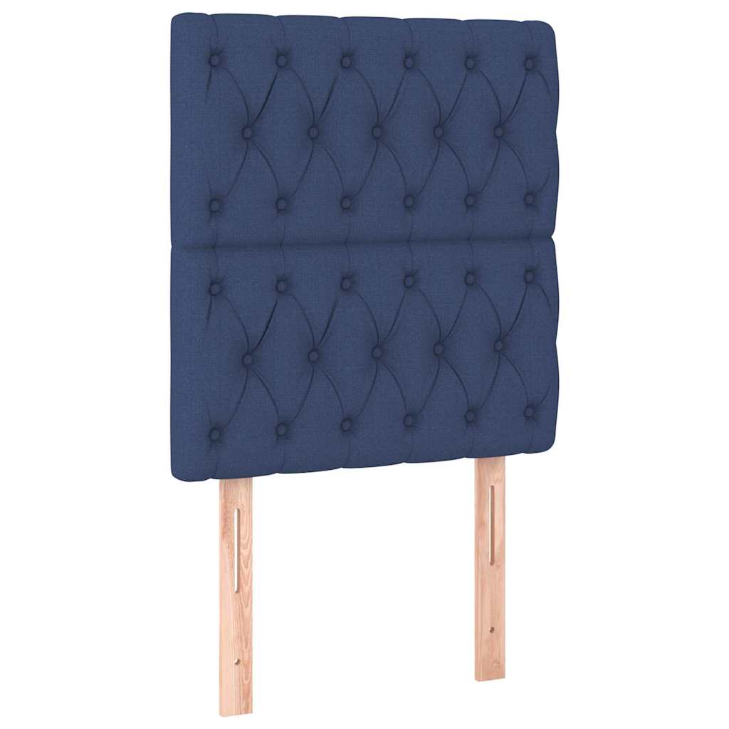 Giroletto senza Materasso Blu 80x200 cm in Tessuto