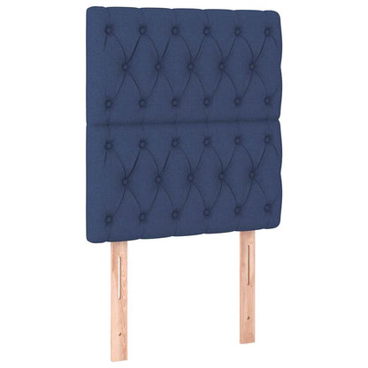 Giroletto senza Materasso Blu 80x200 cm in Tessuto