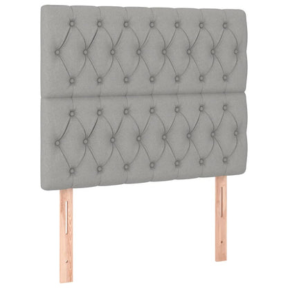 Giroletto senza Materasso Grigio Chiaro 90x190 cm Tessuto | homemem39