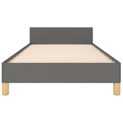 Giroletto senza Materasso Grigio Scuro 90x190 cm Tessuto | homemem39