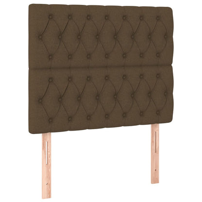 Giroletto senza Materasso Marrone Scuro 90x200 cm Tessuto | homemem39