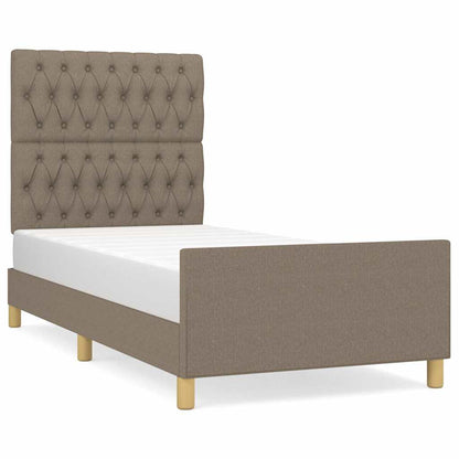Giroletto senza Materasso Tortora 90x200 cm Tessuto