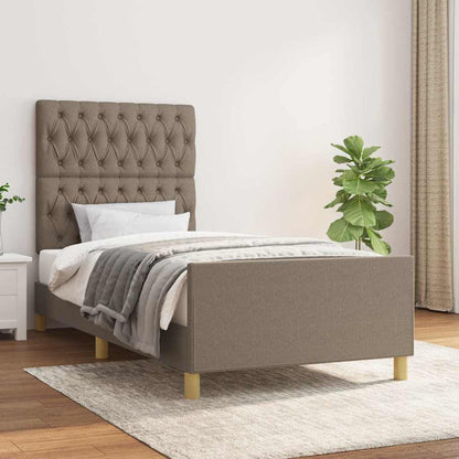 Giroletto senza Materasso Tortora 100x200 cm in Tessuto