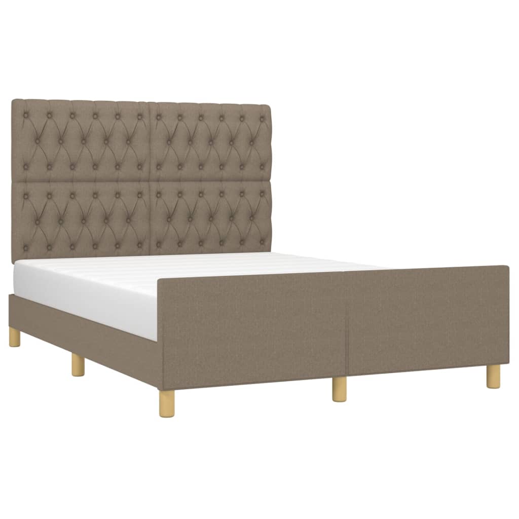 Giroletto senza Materasso Tortora 140x190 cm in Tessuto | homemem39