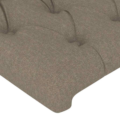 Giroletto senza Materasso Tortora 140x190 cm in Tessuto
