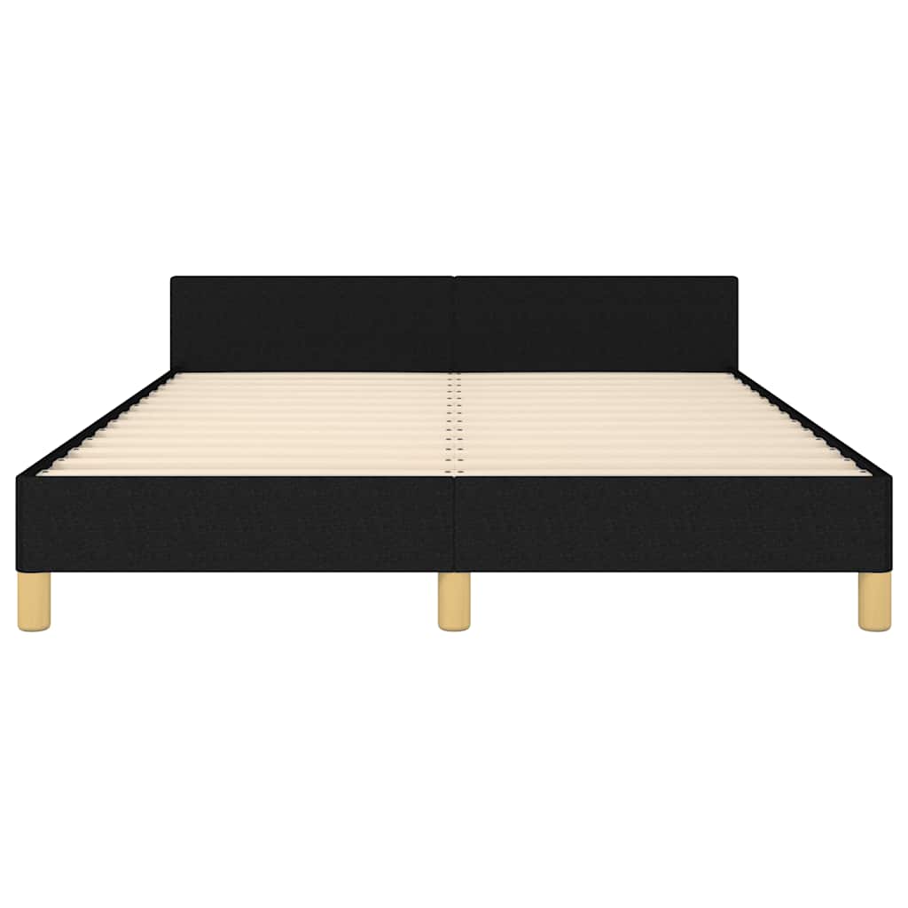Giroletto senza Materasso Nero 140x200 cm in Tessuto | homemem39