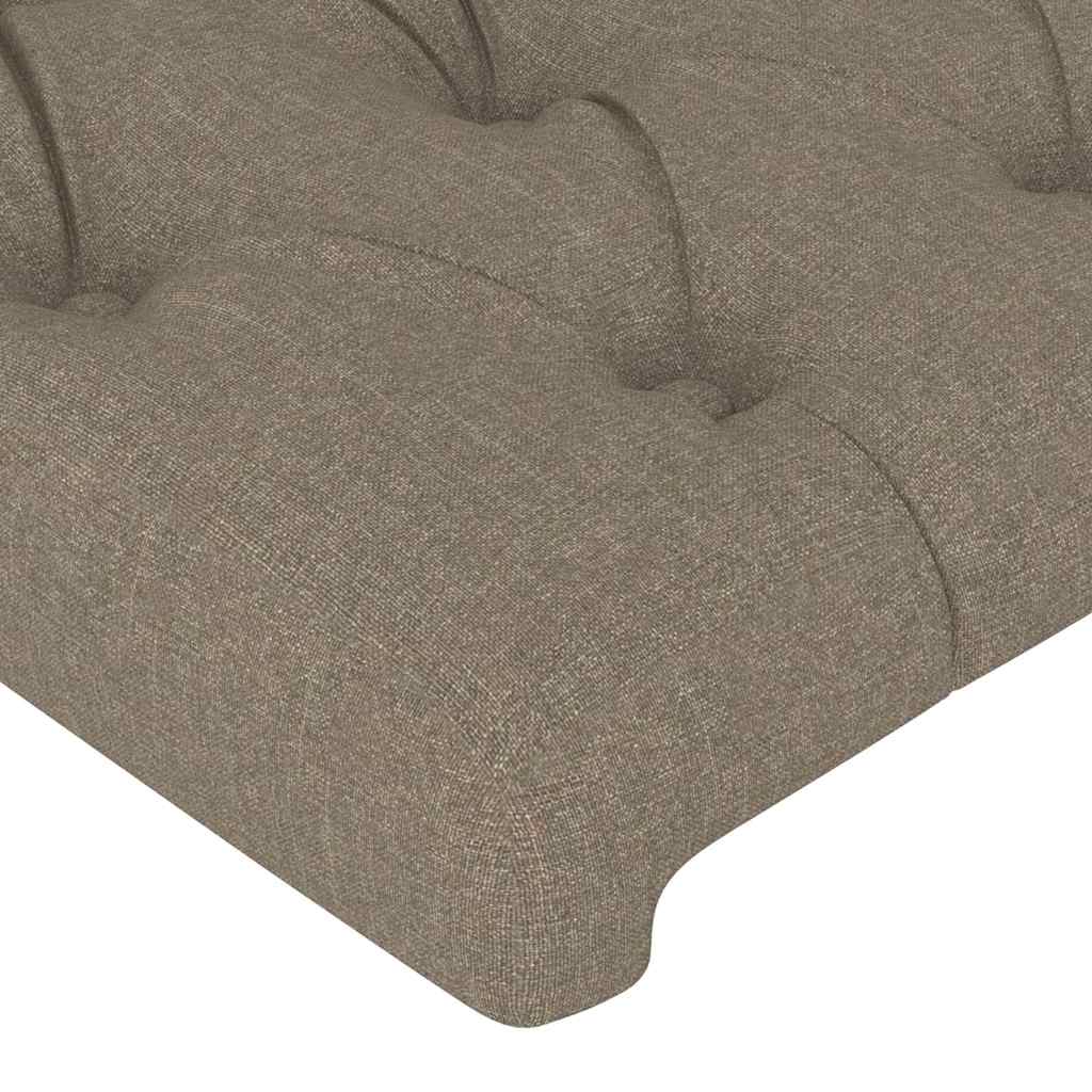 Giroletto senza Materasso Tortora 140x200 cm in Tessuto