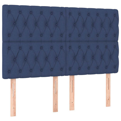 Giroletto senza Materasso Blu 160x200 cm in Tessuto