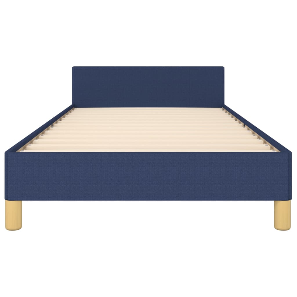 Giroletto con Testiera Blu 80x200 cm in Tessuto | homemem39